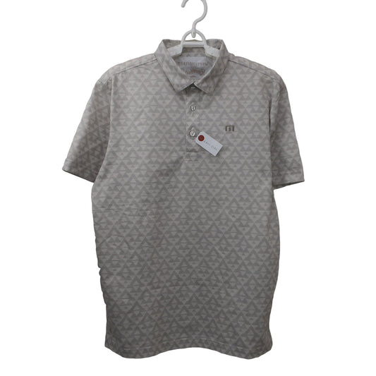 Travis Mathew ポロシャツ ベージュ系総柄 メンズ M A