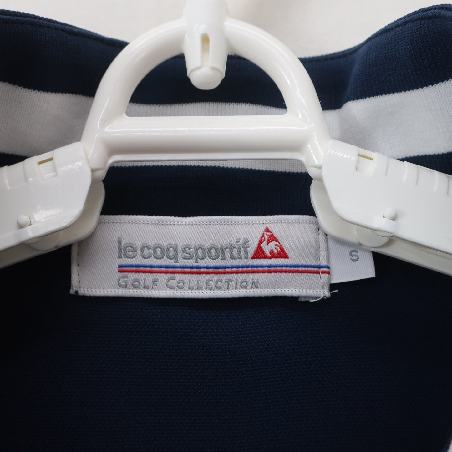 le coq sportif(ルコックスポルティフ) 半袖ハーフジップシャツ ネイビー レディース S A