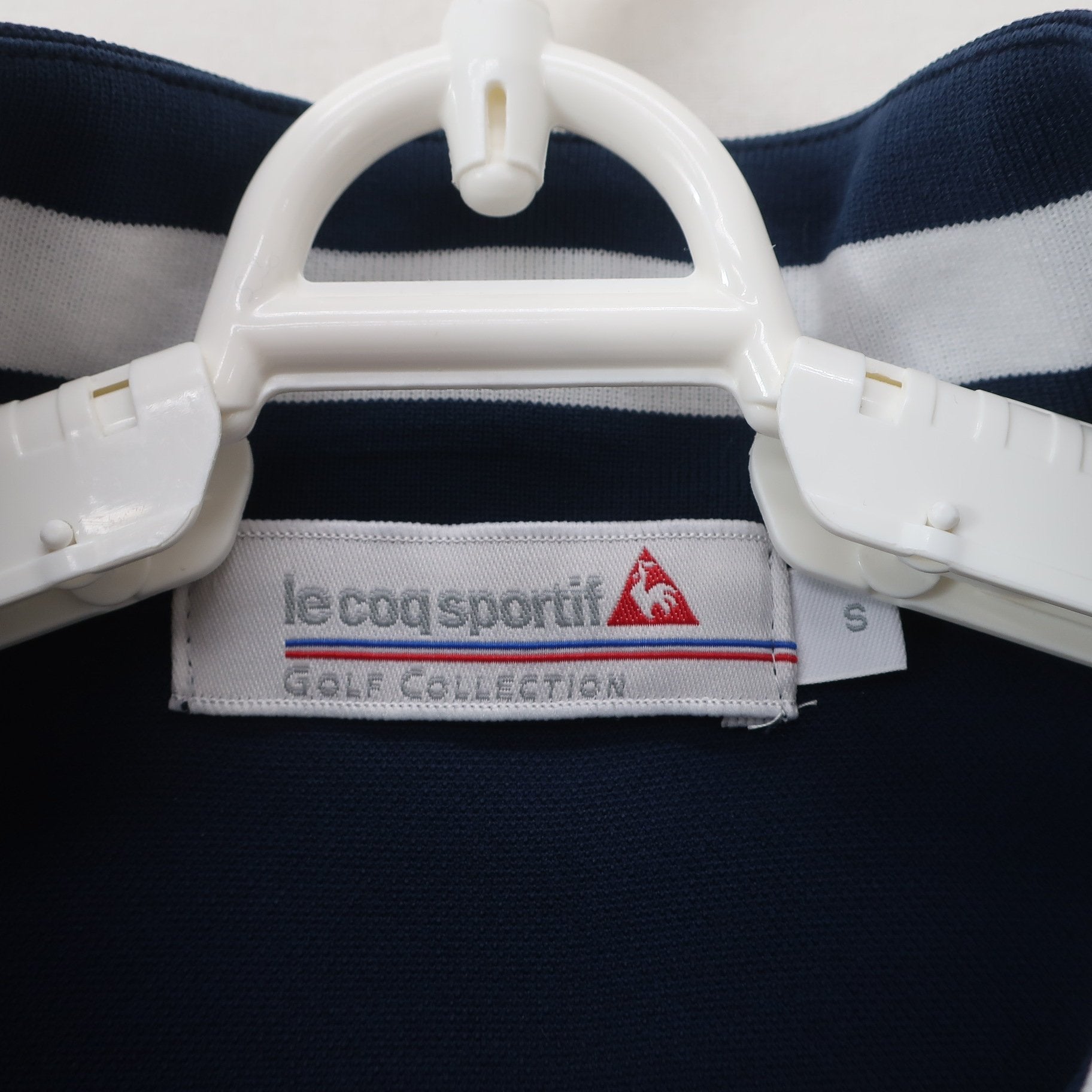 le coq sportif(ルコックスポルティフ) 半袖ハーフジップシャツ ネイビー レディース S A