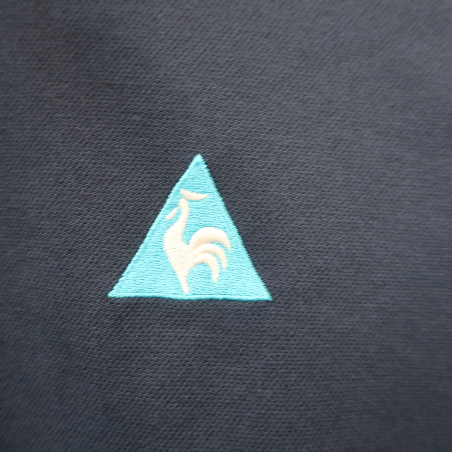 le coq sportif(ルコックスポルティフ) 半袖ハーフジップシャツ ネイビー レディース S A
