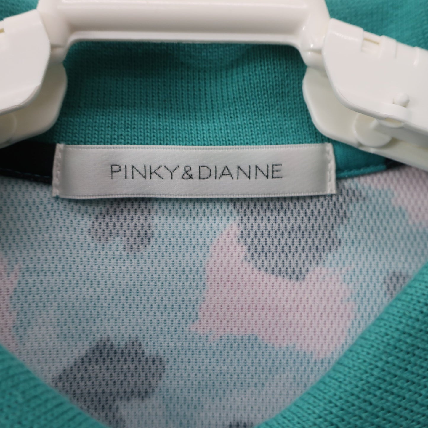 PINKY&DIANNE ワンピース 緑系総柄 レディース 38 012-2146301 A