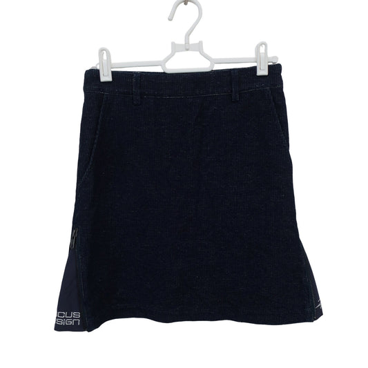 DUCUS DESIGN スカート ネイビー レディース S B