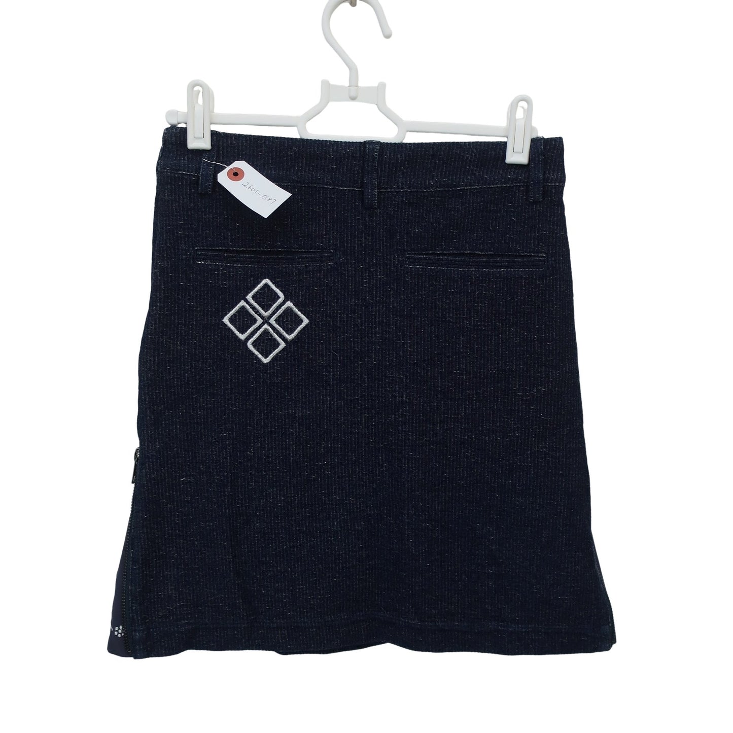 DUCUS DESIGN スカート ネイビー レディース S B