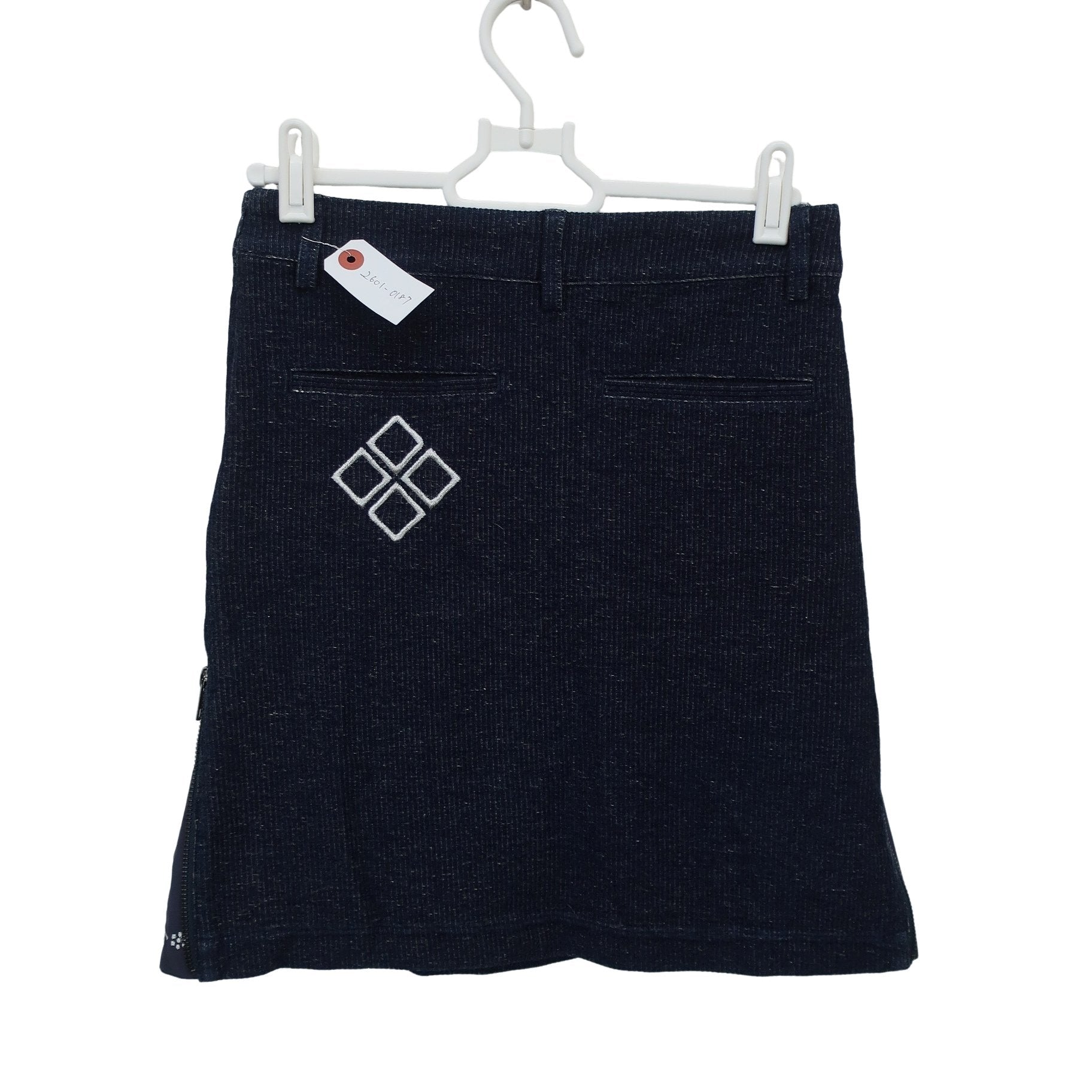 DUCUS DESIGN スカート ネイビー レディース S B