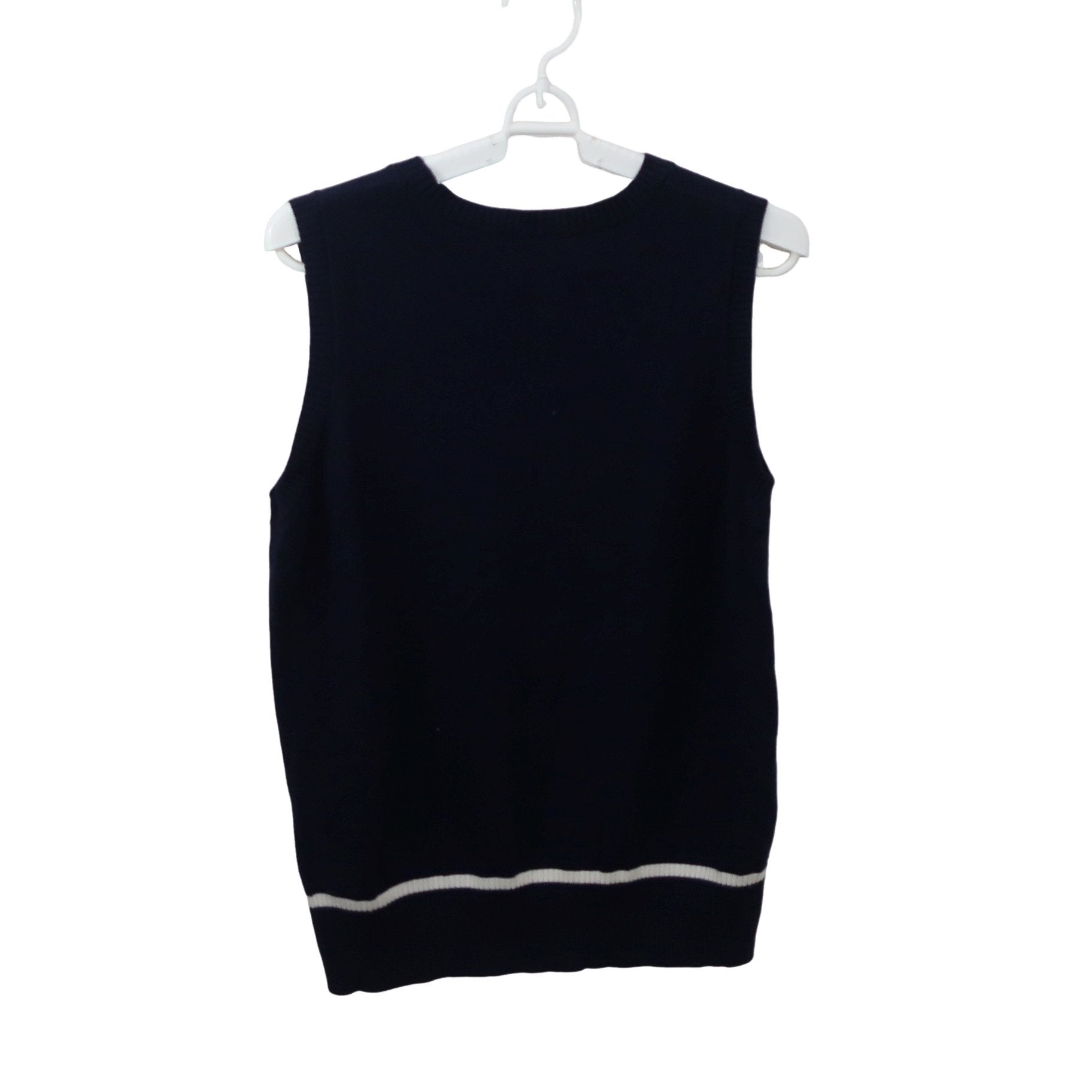 marie claire sport(マリ・クレール・スポーツ) ニットベスト ネイビー レディース L B