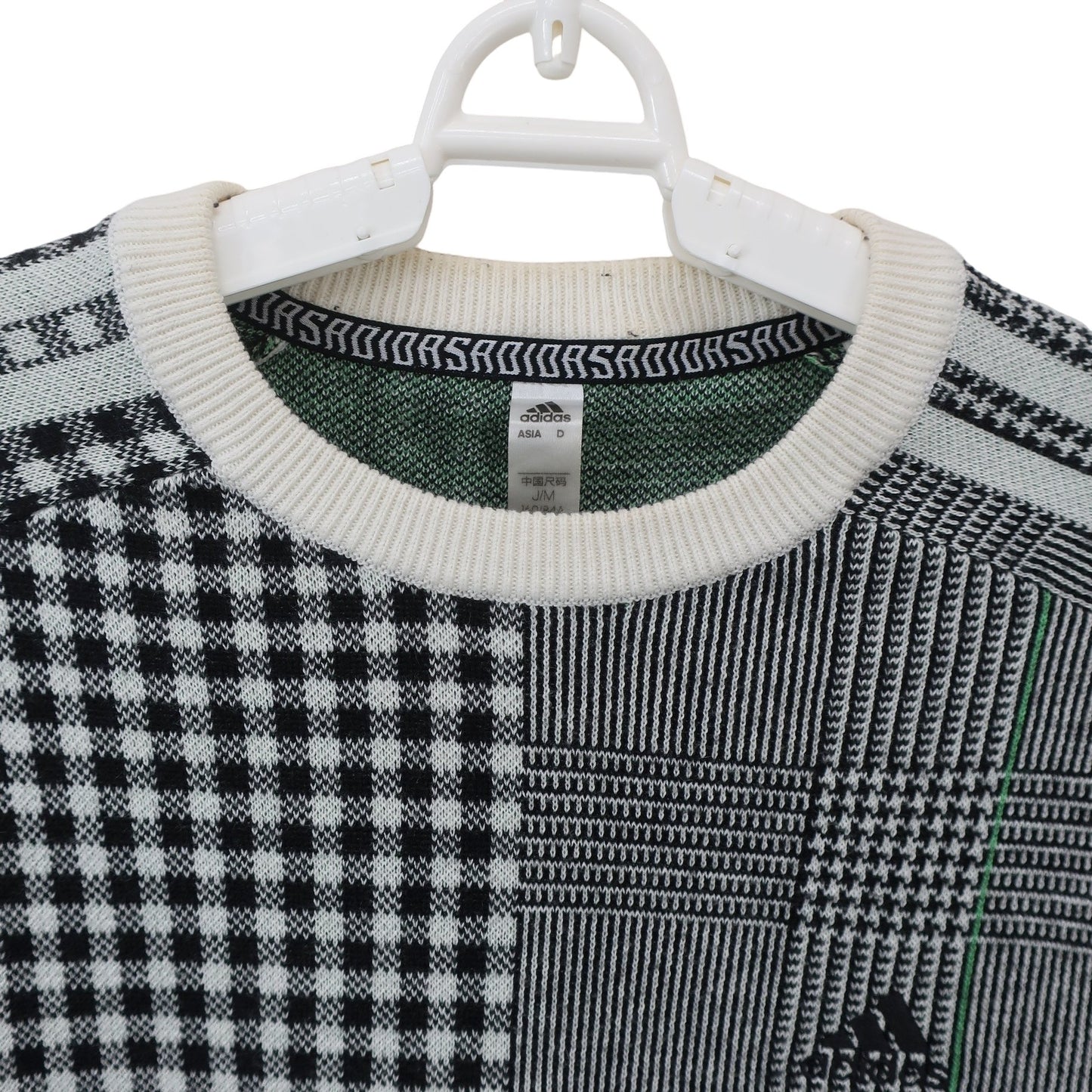 adidas(アディダス) セーター 白黒総柄 レディース M A