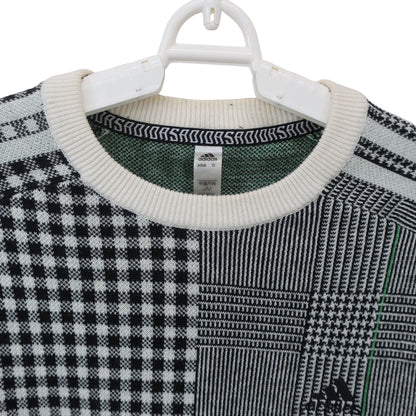 adidas(アディダス) セーター 白黒総柄 レディース M A