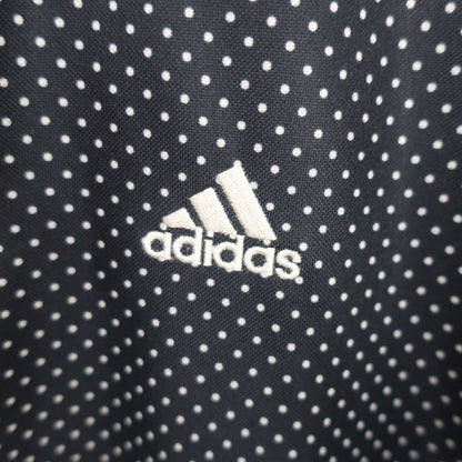 adidas(アディダス) ポロシャツ 黒白ドット柄 メンズ L A