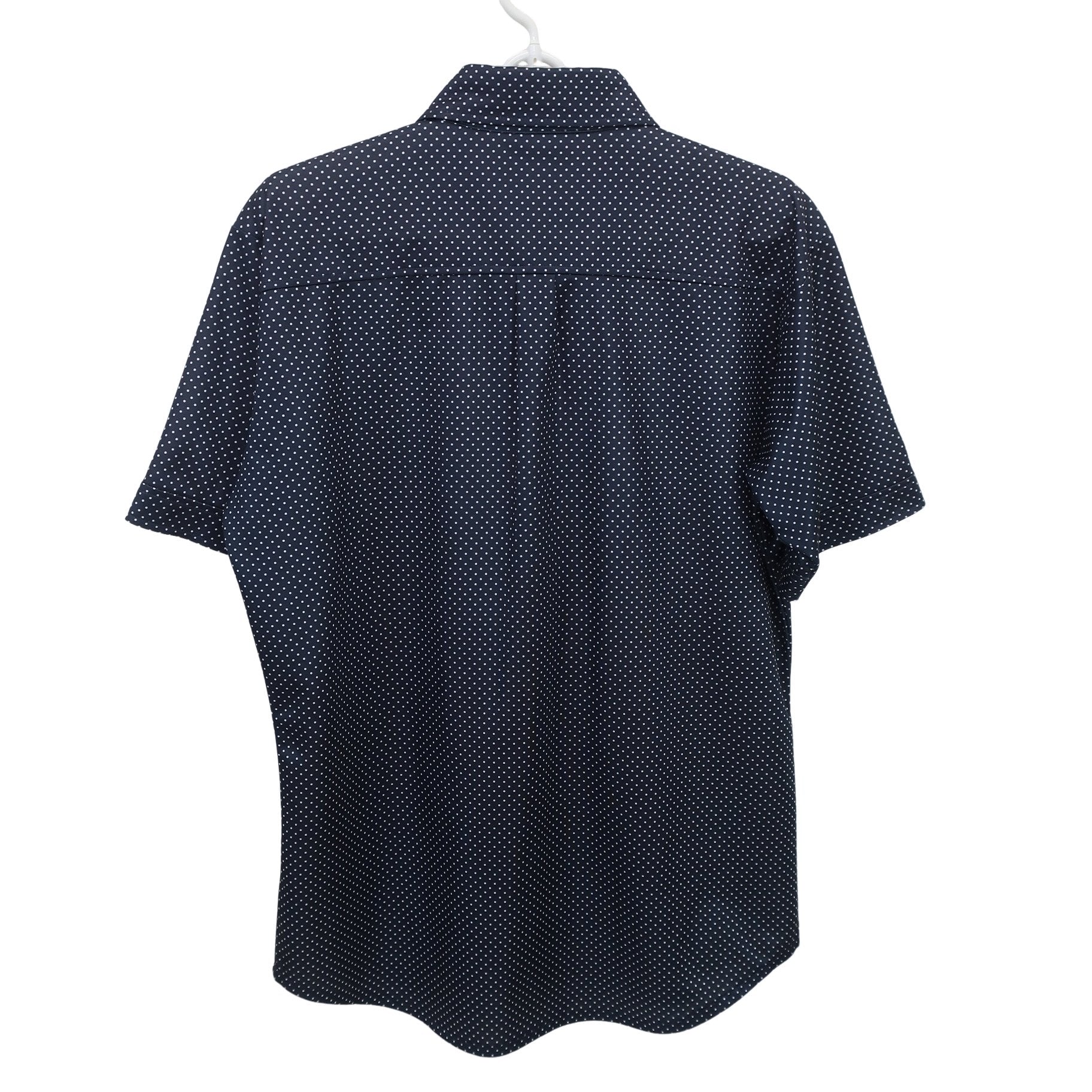 adidas(アディダス) ポロシャツ 黒白ドット柄 メンズ L A