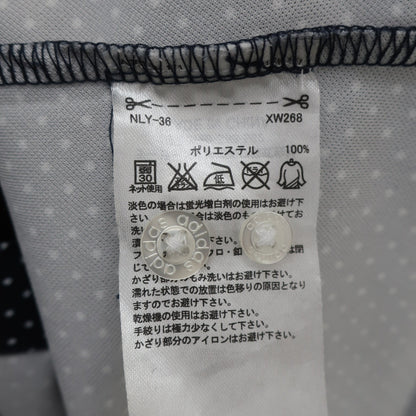 adidas(アディダス) ポロシャツ 黒白ドット柄 メンズ L A
