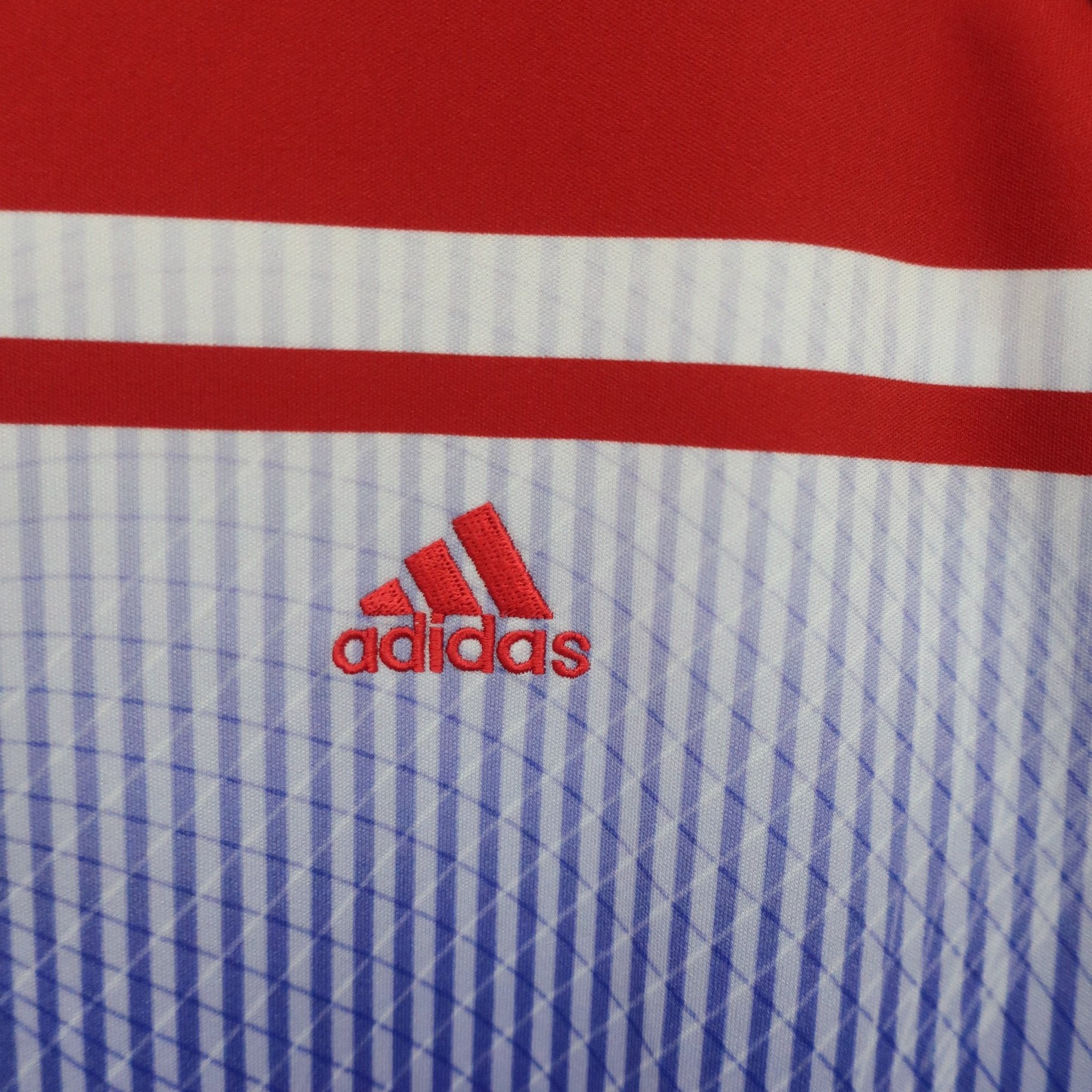 adidas(アディダス) ポロシャツ 赤白青系 メンズ L/G A