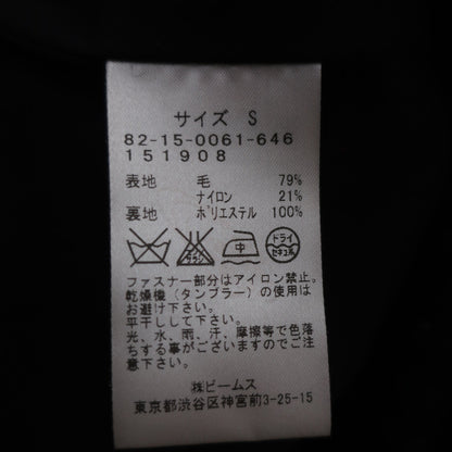 BEAMS GOLF(ビームスゴルフ) ニットジャケット 黒白 メンズ S B