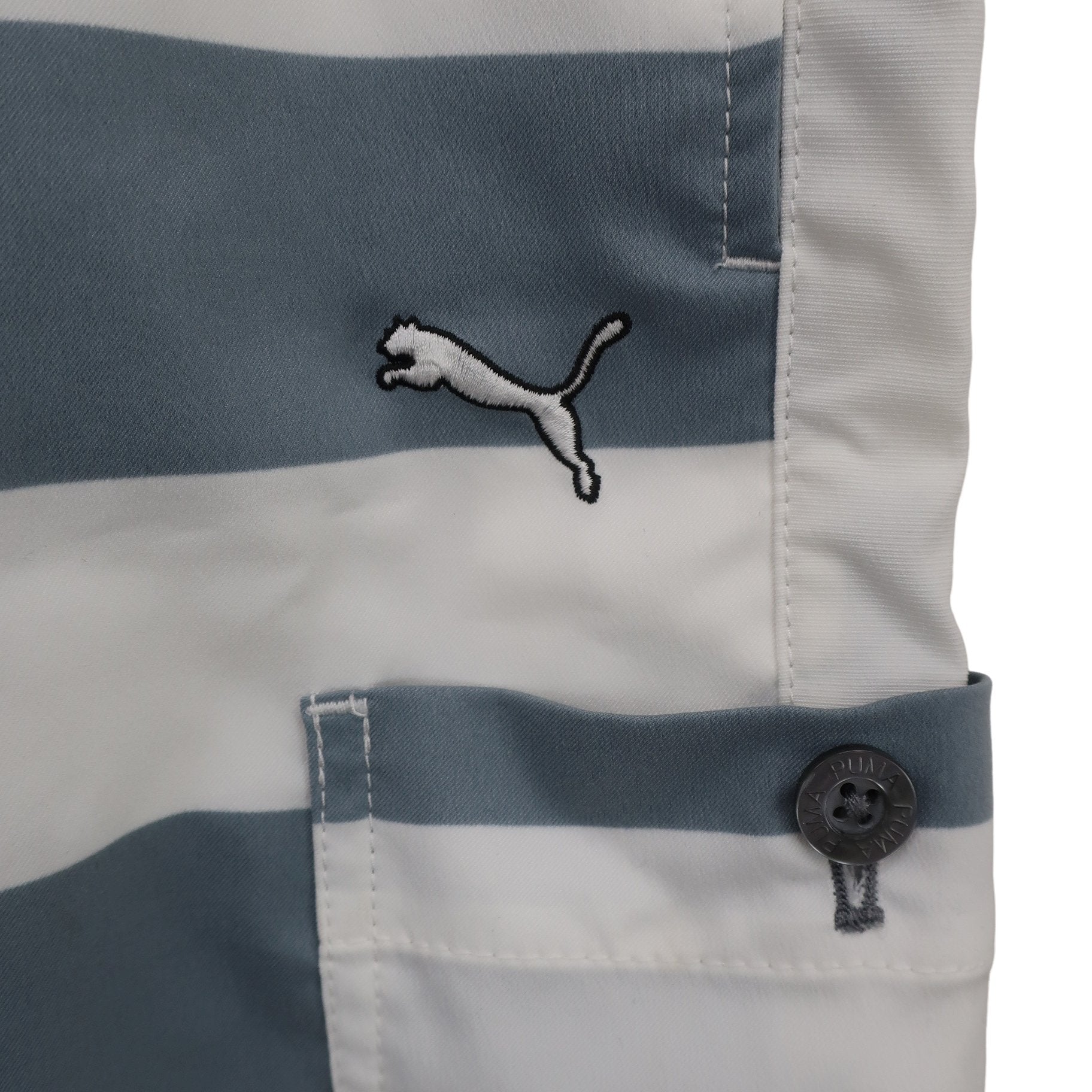 PUMA GOLF1 ハーフパンツ グレー白 メンズ 76 A
