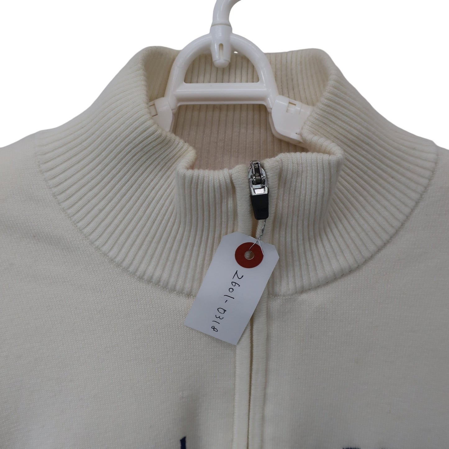 BEAMS GOLF(ビームスゴルフ) ハーフジップセーター 白 メンズ S B