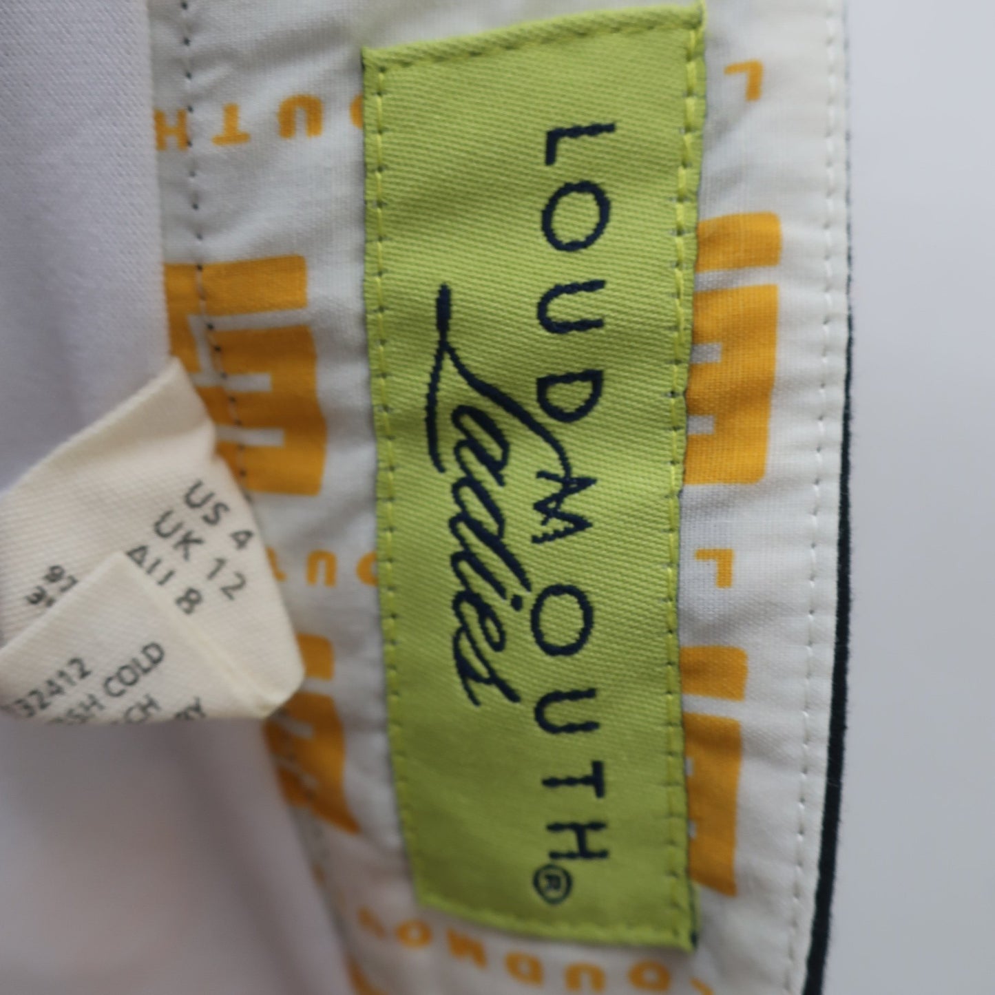 LOUDMOUTH(ラウドマウス) スカート 白黒 レディース US 4 B