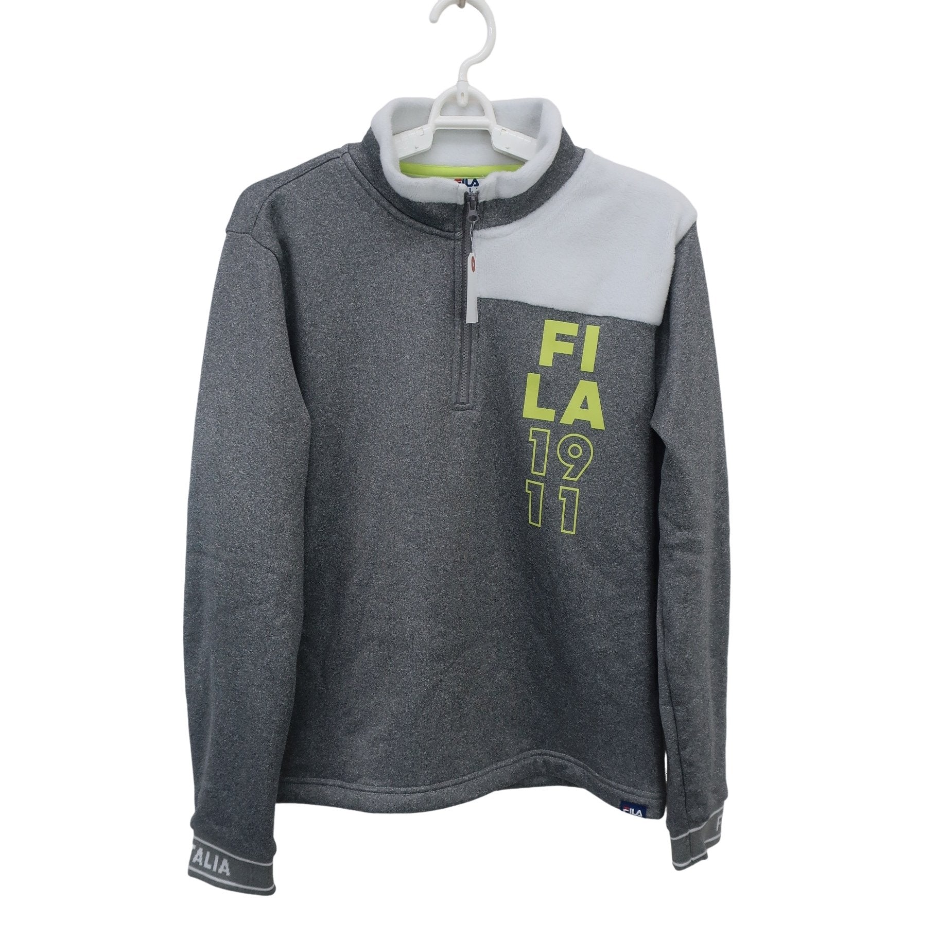 FILA GOLF(フィラゴルフ) ハーフジップトレーナー グレー レディース LL A