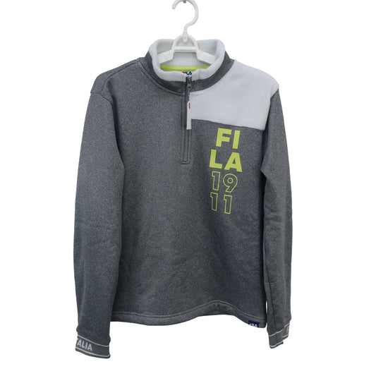 FILA GOLF(フィラゴルフ) ハーフジップトレーナー グレー レディース LL A