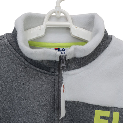 FILA GOLF(フィラゴルフ) ハーフジップトレーナー グレー レディース LL A