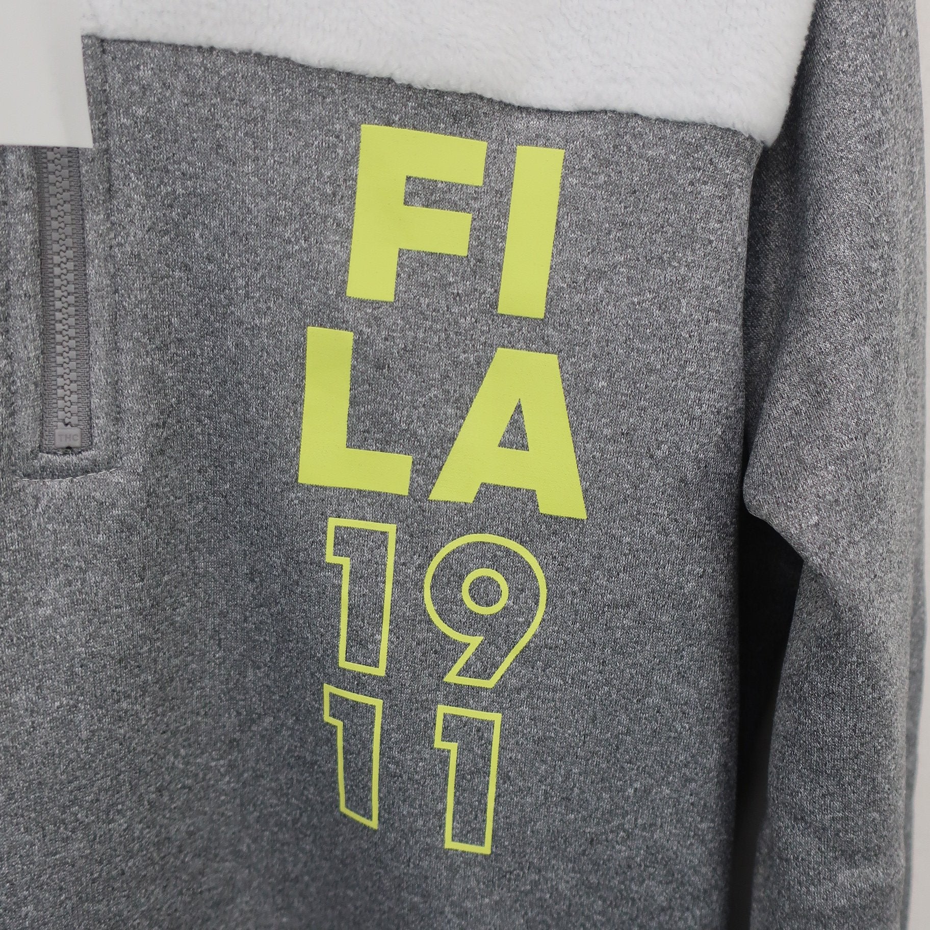 FILA GOLF(フィラゴルフ) ハーフジップトレーナー グレー レディース LL A