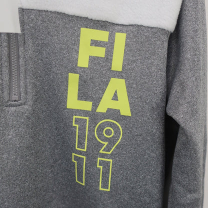 FILA GOLF(フィラゴルフ) ハーフジップトレーナー グレー レディース LL A