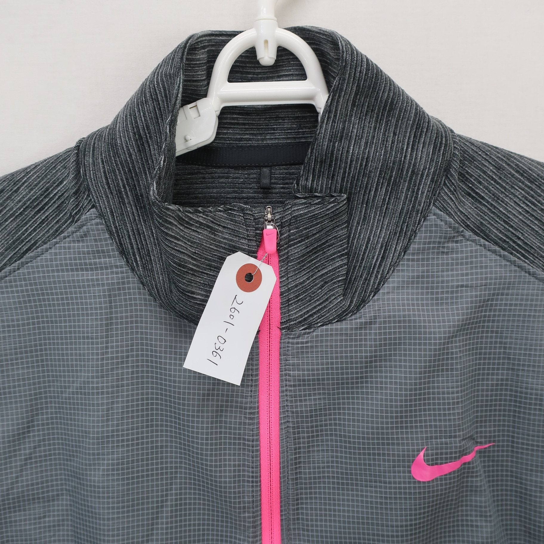 NIKE GOLF(ナイキゴルフ) フルジップベスト グレー×ピンク レディース XL A