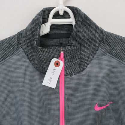 NIKE GOLF(ナイキゴルフ) フルジップベスト グレー×ピンク レディース XL A