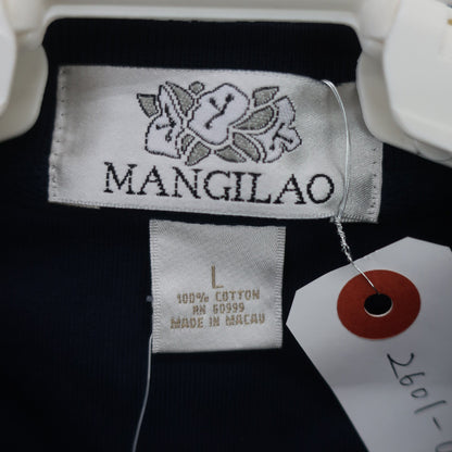 MANGILAO ポロシャツ ネイビー レディース L N