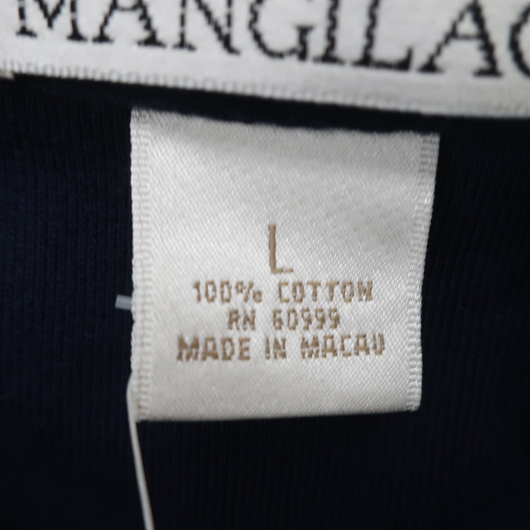 MANGILAO ポロシャツ ネイビー レディース L N