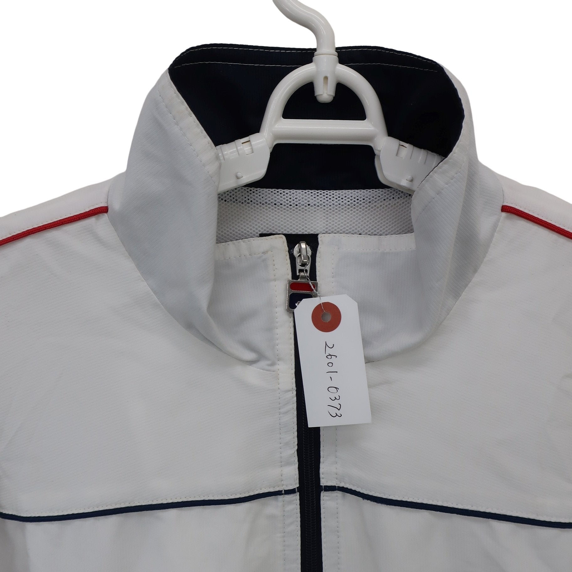 FILA GOLF(フィラゴルフ) フルジップジャケット 白 メンズ S B