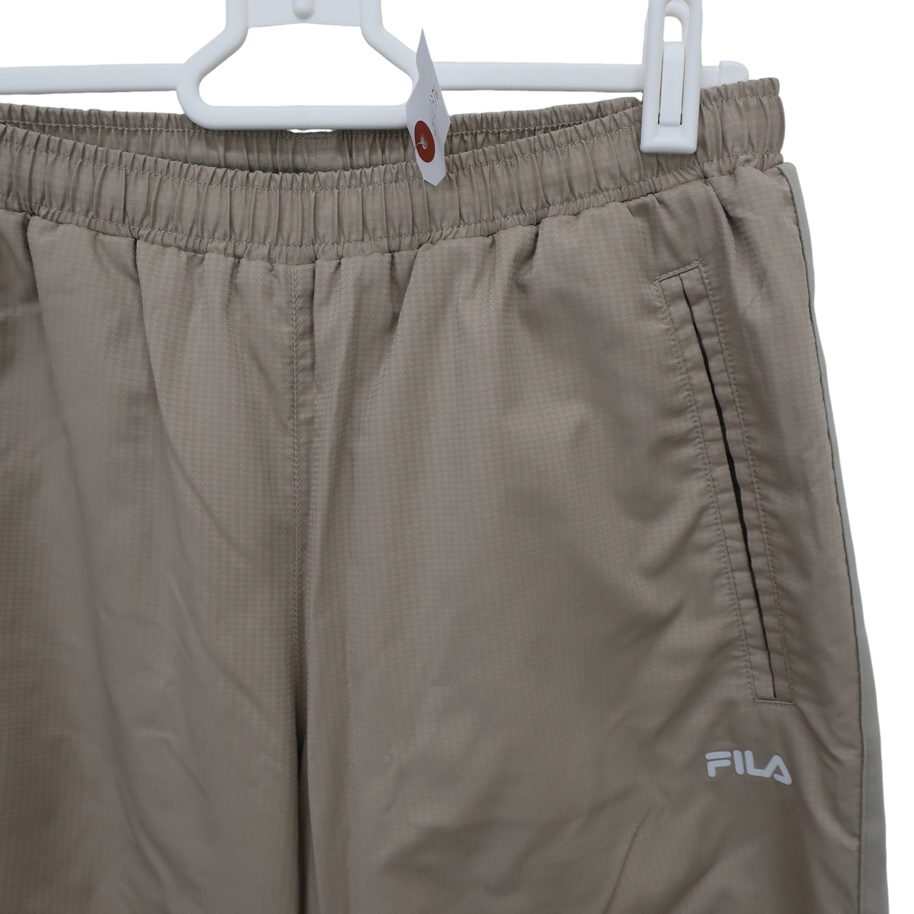 FILA GOLF1 ナイロンパンツ ベージュ メンズ S A