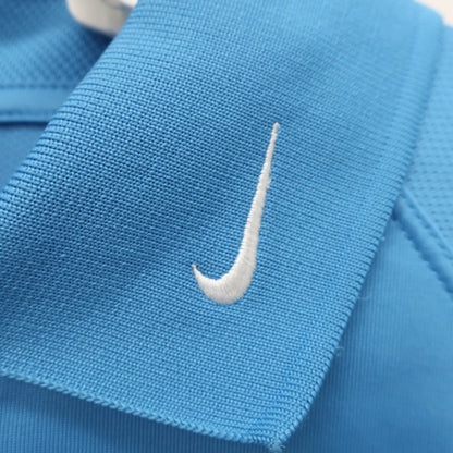 NIKE GOLF(ナイキゴルフ) ハーフジップポロシャツ 水色 メンズ S A