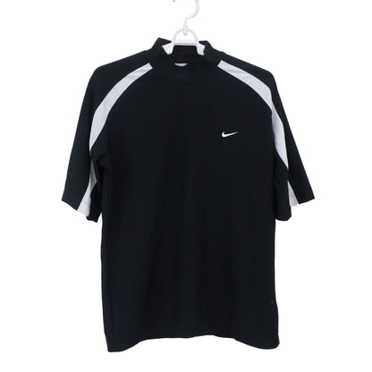 NIKE GOLF(ナイキゴルフ) 半袖モックネックシャツ 黒白 メンズ S A