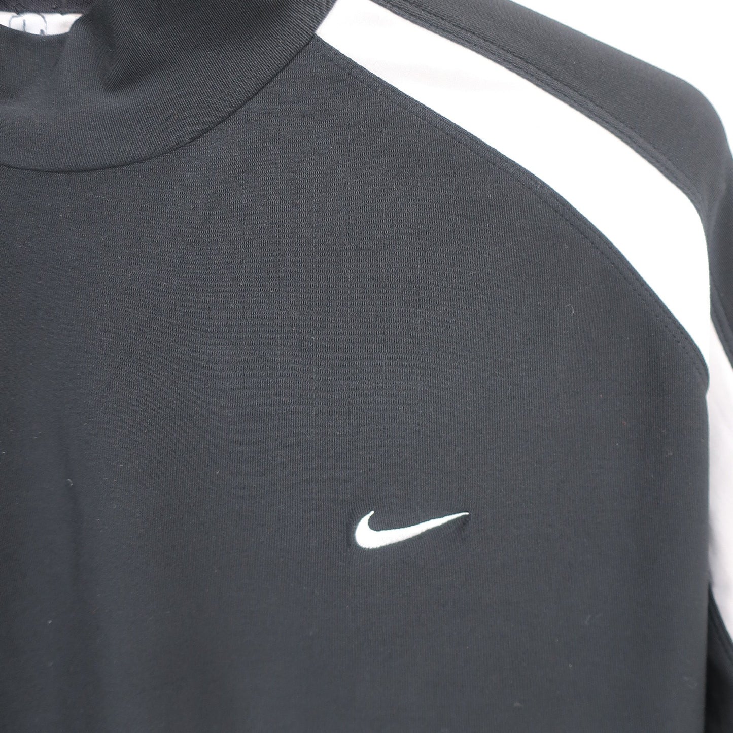 NIKE GOLF(ナイキゴルフ) 半袖モックネックシャツ 黒白 メンズ S A