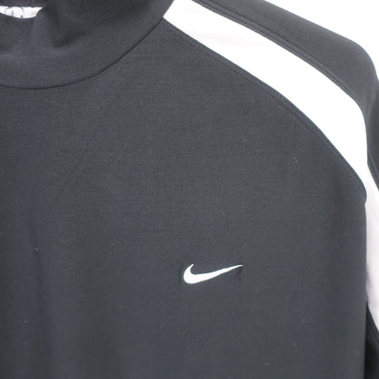 NIKE GOLF(ナイキゴルフ) 半袖モックネックシャツ 黒白 メンズ S A