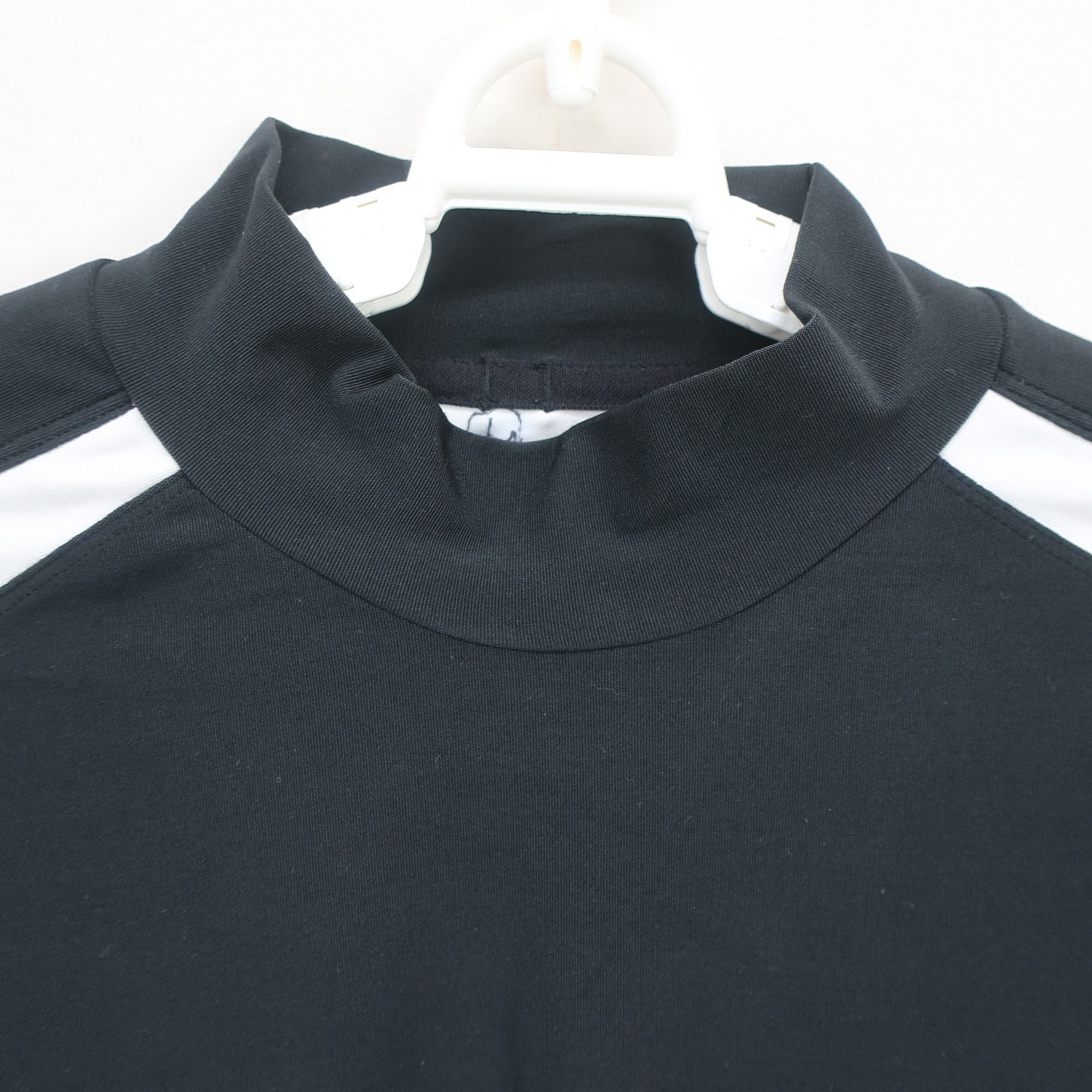 NIKE GOLF(ナイキゴルフ) 半袖モックネックシャツ 黒白 メンズ S A