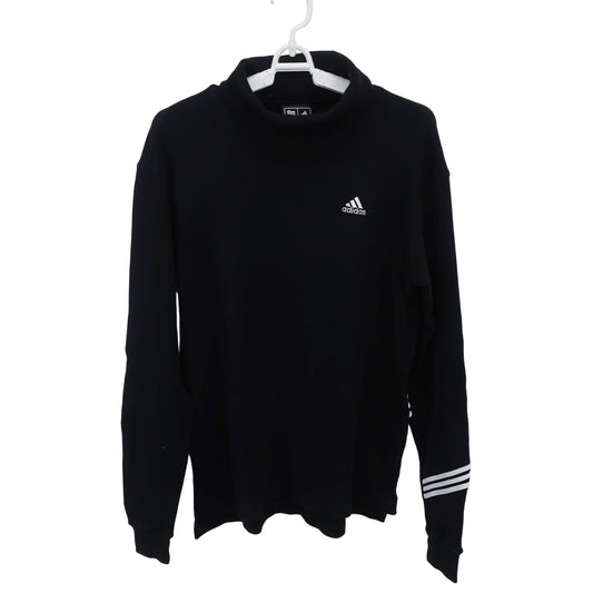 adidas(アディダス) ハイネックシャツ 黒 メンズ S B