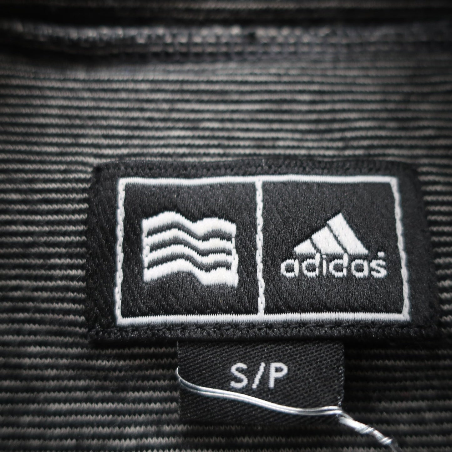 adidas(アディダス) ハイネックシャツ 黒系ボーダー メンズ S A