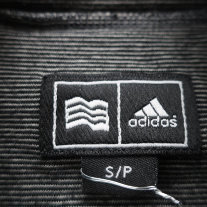 adidas(アディダス) ハイネックシャツ 黒系ボーダー メンズ S A