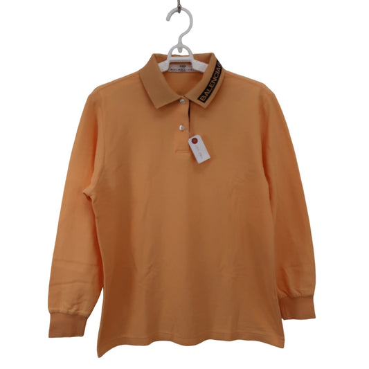 BALENCIAGA(バレンシアガ) 長袖ポロシャツ オレンジ レディース M B