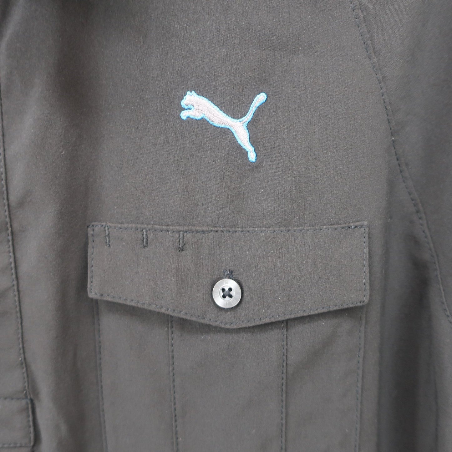 PUMA GOLF(プーマゴルフ) ポロシャツ 黒 メンズ L B