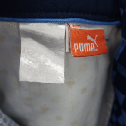 PUMA GOLF1 ハーフパンツ 青市松柄 メンズ 78 A