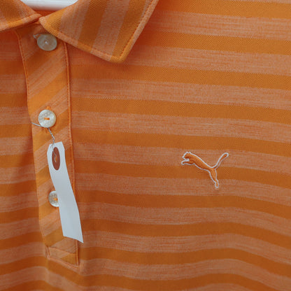 PUMA GOLF(プーマゴルフ) ポロシャツ オレンジ メンズ L B