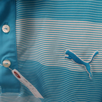 PUMA GOLF(プーマゴルフ) ポロシャツ 水色 メンズ L B
