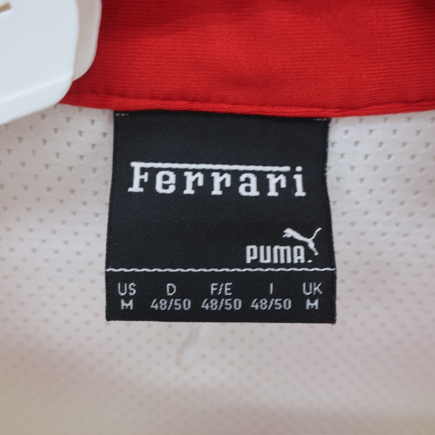 PUMA GOLF(プーマゴルフ) ポロシャツ 白赤 メンズ US M Ferrari A
