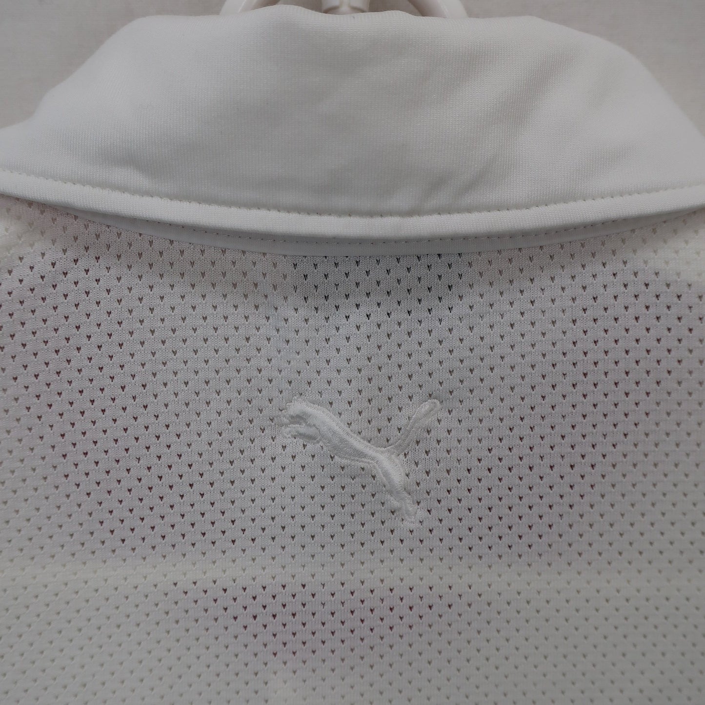 PUMA GOLF(プーマゴルフ) ポロシャツ 白赤 メンズ US M Ferrari A