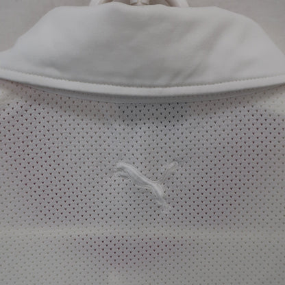 PUMA GOLF(プーマゴルフ) ポロシャツ 白赤 メンズ US M Ferrari A