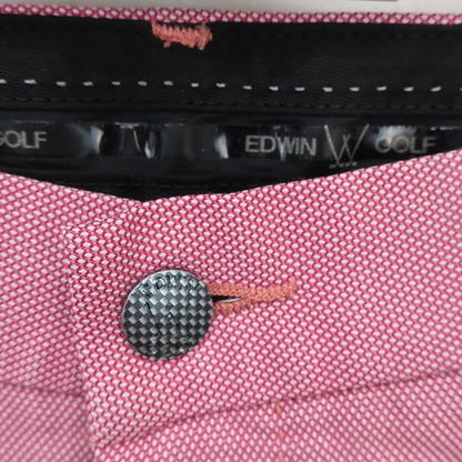 EDWIN GOLF1 パンツ 赤系 メンズ M B