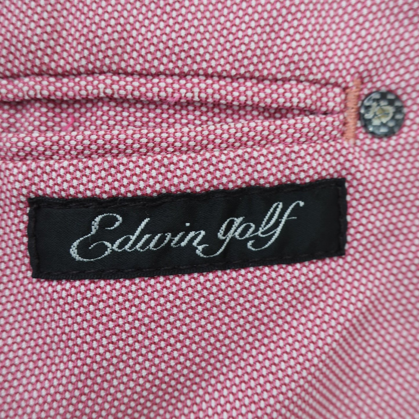 EDWIN GOLF1 パンツ 赤系 メンズ M B