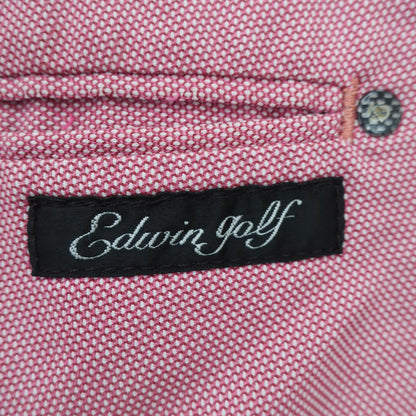 EDWIN GOLF1 パンツ 赤系 メンズ M B