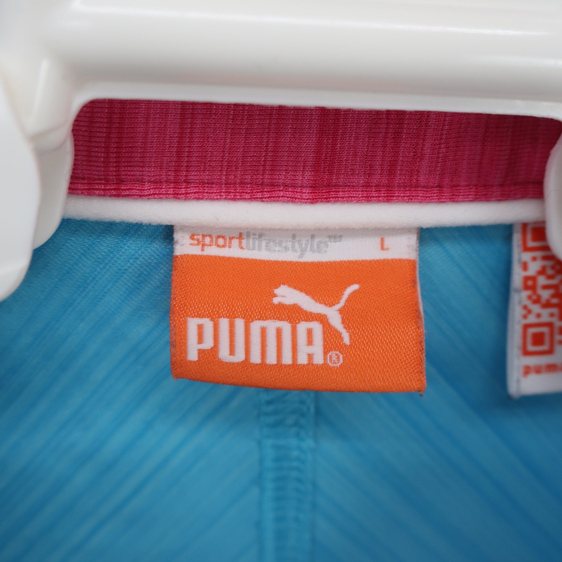 PUMA GOLF(プーマゴルフ) ポロシャツ 水色 メンズ L A